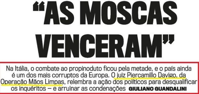 AS MOSCAS VENCERAM, veja, 13abr, JUIZ ITALIANO PIERCAMILLO DAVIGO 1