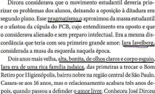 dirceu, a abiorgrafia, FL. 28, CONHECE IARA