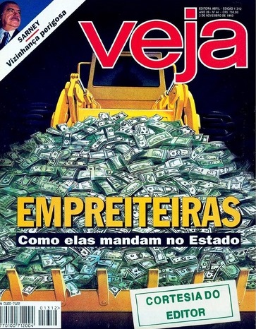 veja, capa empreiteiras, nov 1993