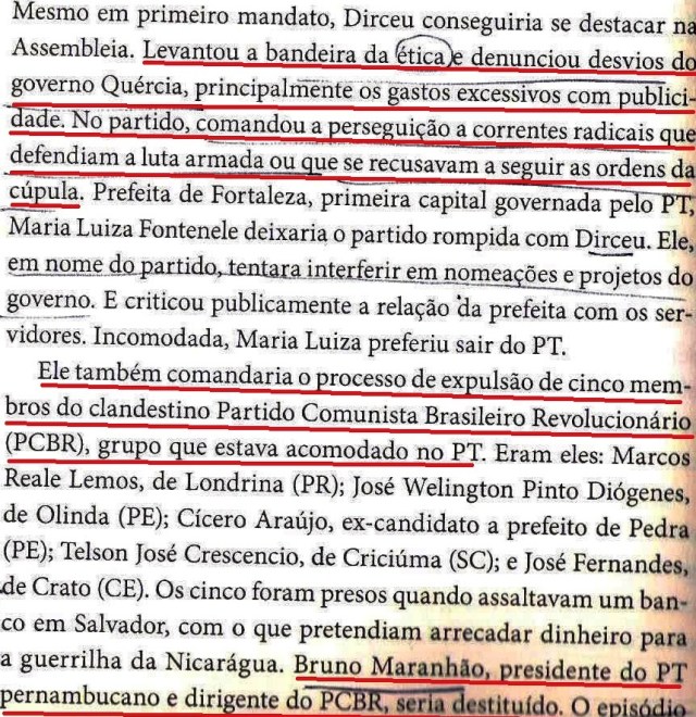 Dirceu, a biografia, DIRCEU PREGA ÉTICA E PERSEGUE, fl. 126 001