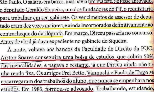 Dirceu, a biografia, fl. 120, AIRTON PAGA ESCOLA DE DIRCEU