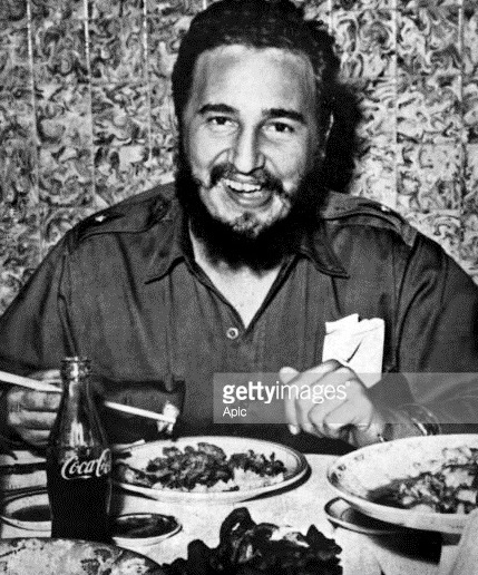 fidel-almocando-com-cocacola